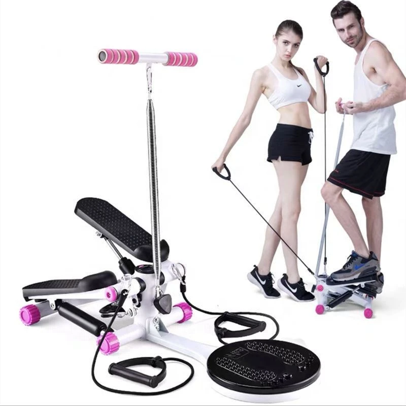 Multifunctional waist twister with stepper